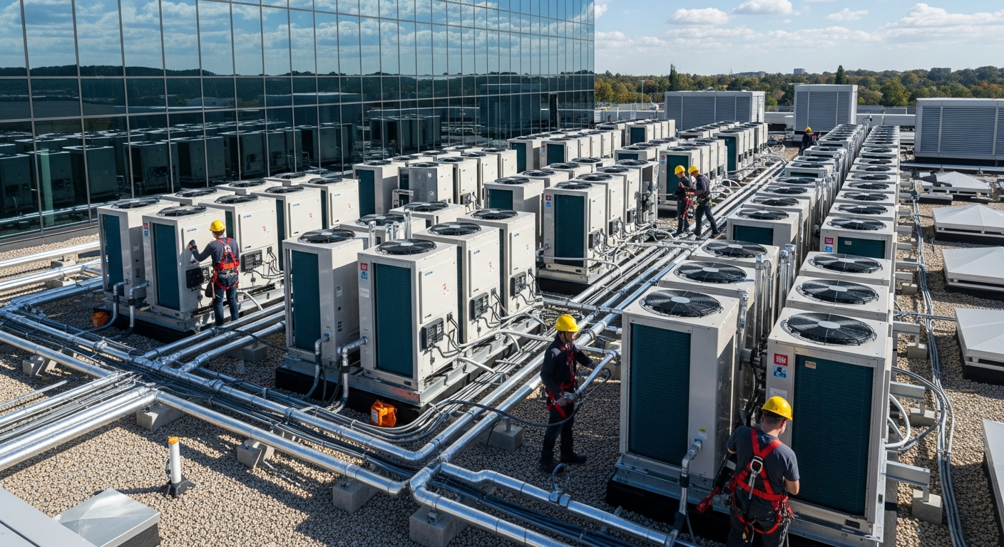 VRF klima servisi İstanbul – ticari çok bölgeli klima sistemi bakımı